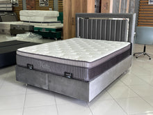 Load image into Gallery viewer, ALEXANDRA TURKISH BED FRAME WITH OTTOMAN STORAGE