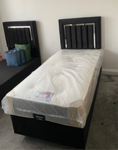 Load image into Gallery viewer, ALEXANDRA TURKISH BED FRAME WITH OTTOMAN STORAGE