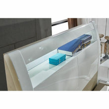 Load image into Gallery viewer, GRACE HIGH GLOSS OTTOMAN BED + LED LIGHT