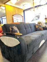 Load image into Gallery viewer, CLASSIC TURKISH FABRIC SOFA BED WITH LARGE OTTOMAN STORAGE
