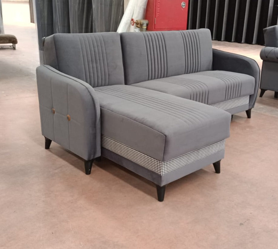 ZAMBAK MODERN CORNER SOFA BED