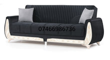 Load image into Gallery viewer, SULTAN TURKISH SOFA BED WITH OTTOMAN STORAGE
