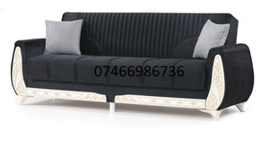 SULTAN TURKISH SOFA BED WITH OTTOMAN STORAGE