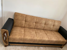 Load image into Gallery viewer, MASTERPIECE TURKISH SOFA BED WITH OTTOMAN STORAGE
