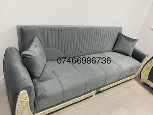 SULTAN TURKISH SOFA BED WITH OTTOMAN STORAGE