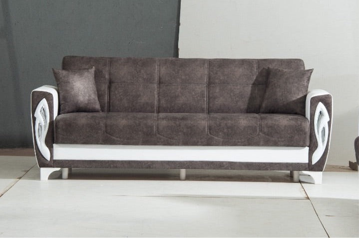 MASTERPIECE TURKISH SOFA BED WITH OTTOMAN STORAGE