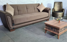 Load image into Gallery viewer, ELEGANT VILMA TURKISH SOFA BED WITH LARGE STORAGE
