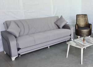 ZAMBAK TURKISH SOFA BED WITH LARGE OTTOMAN STORAGE