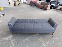 Load image into Gallery viewer, 3 SEATER IKBAL TURKISH SOFA BED WITH LARGE STORAGE
